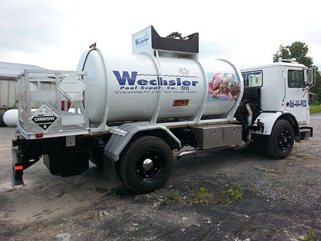 Bulk liquid chlorine delivered