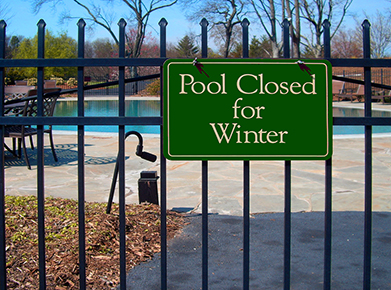 Let Wechsler Pool handle your winter pool closing