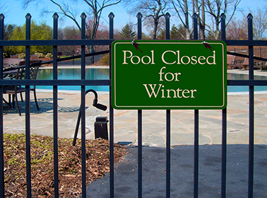 Let Wechsler Pool handle your winter pool closing